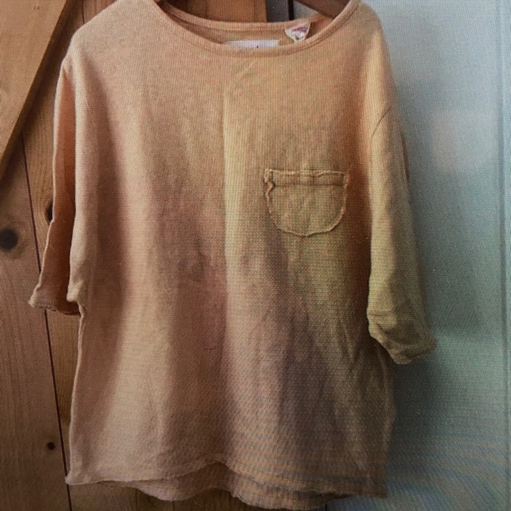 Casual Tan Pocket T-Shirt